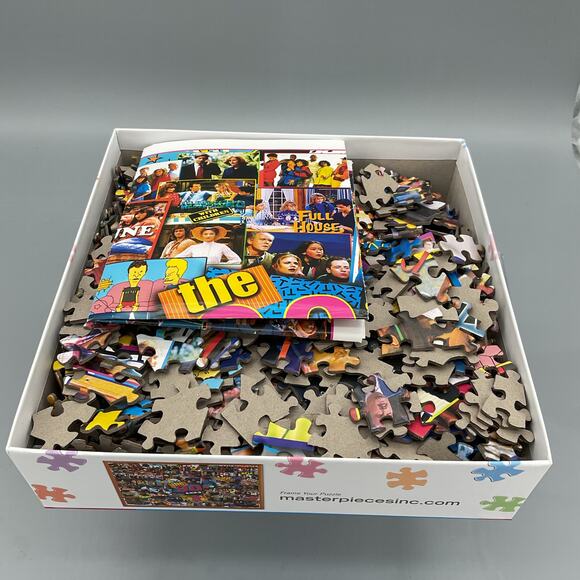 Masterpieces TV Time 90s Shows 1000 Piece Jigsaw Puzzle - Picture 3 of 3
